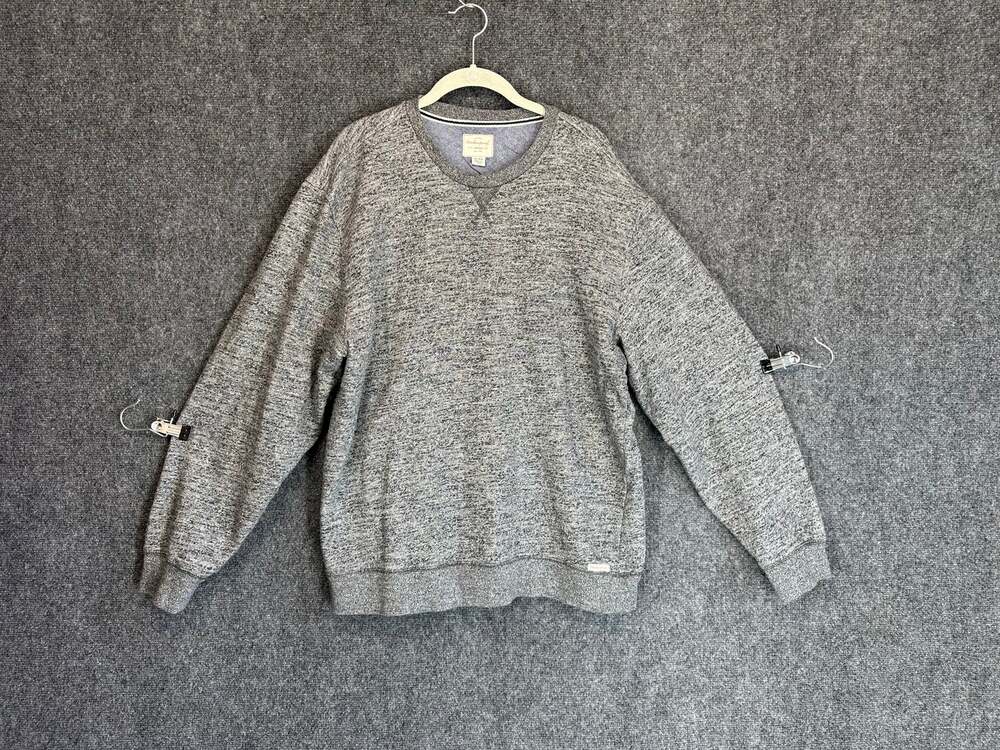 Weatherproof Vintage 1948 Mens XL Gray Heather Crewneck Sweatshirt Cotton Blend